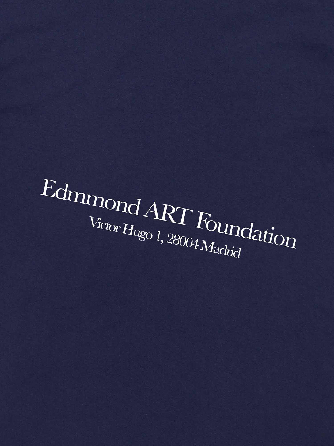 Navy Savile Row Mens Edmmond Studios Navy Printed T Shirt Short Sleeve 