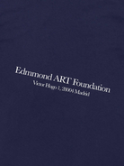 Navy Savile Row Mens Edmmond Studios Navy Printed T Shirt Short Sleeve 