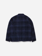 Plain Navy Atelier Jacket Mens Warm Checkered Jacket Edmmond Studios