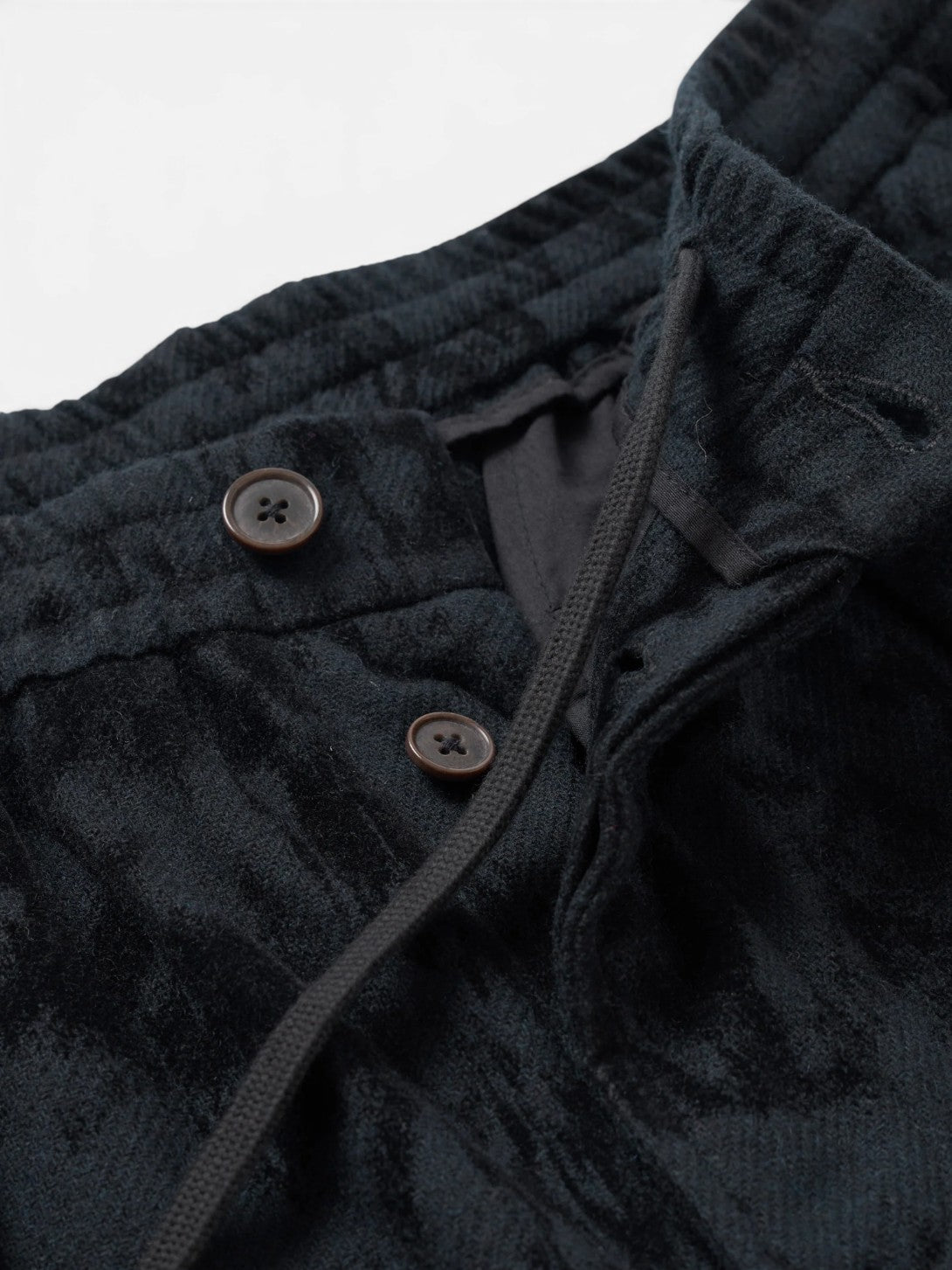 Black Pleated Track Pant Mens Pleated Trouser Universal Works 