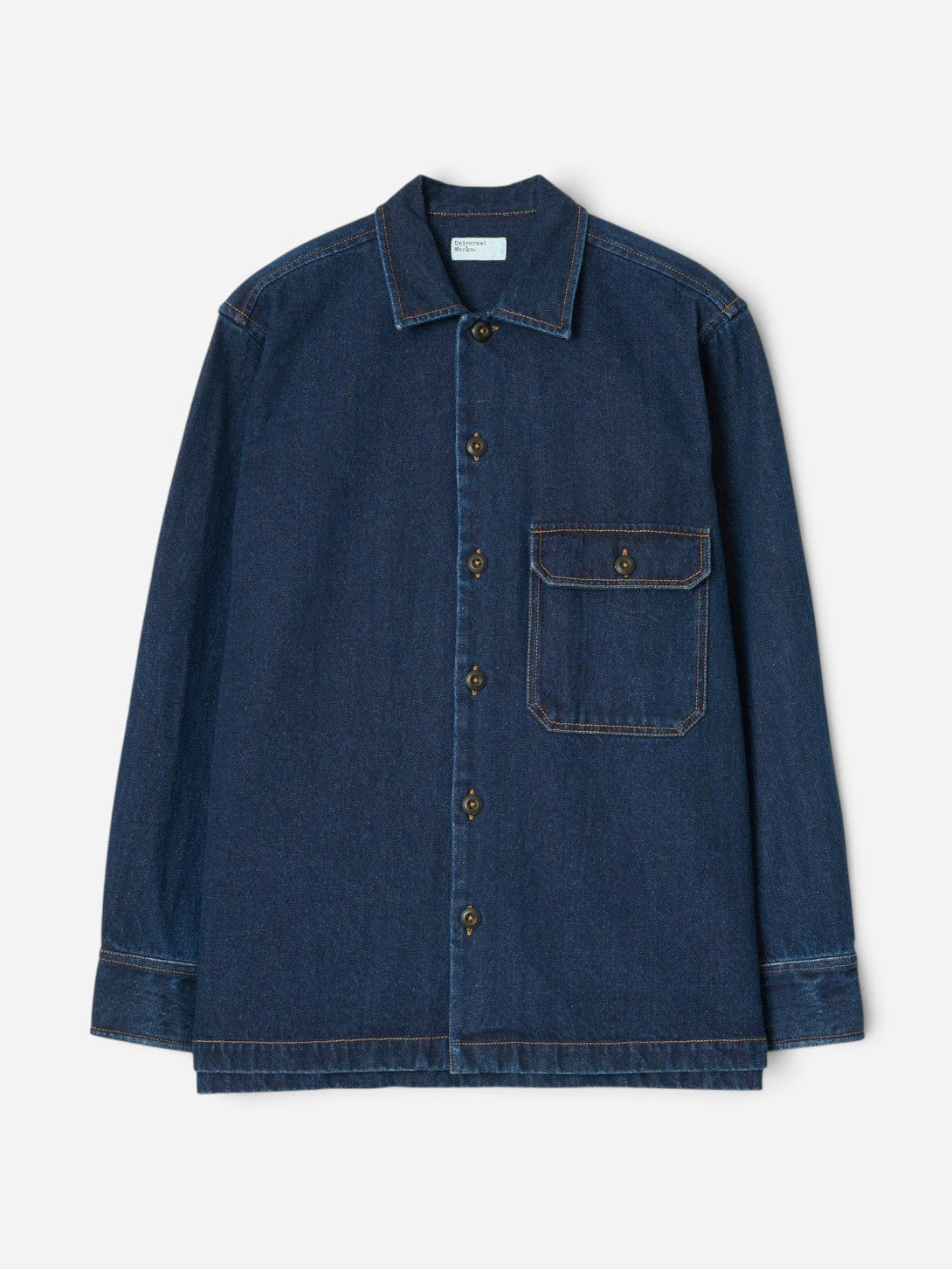 Indigo Fatigue Shirt Mens Woven Indigo Shirt Universal Works 