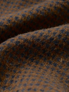 Navy/Brown Stan Coat Mens Wool Overcoat Universal Works 