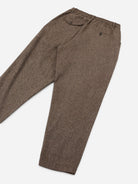 Brown Pleated Track Pant Mens Pleated Trouser Universal Works 