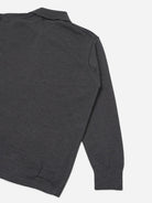 Charcoal L/S Pullover Knitwear Mens henley Pullover Universal Works