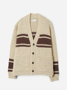 Ecru Langdale Cardigan Mens Knit Cardigan Universal Works 
