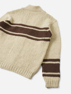 Ecru Langdale Cardigan Mens Knit Cardigan Universal Works 