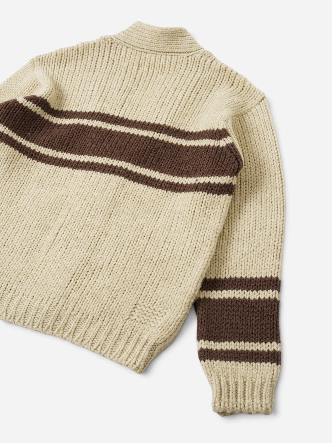 Ecru Langdale Cardigan Mens Knit Cardigan Universal Works 