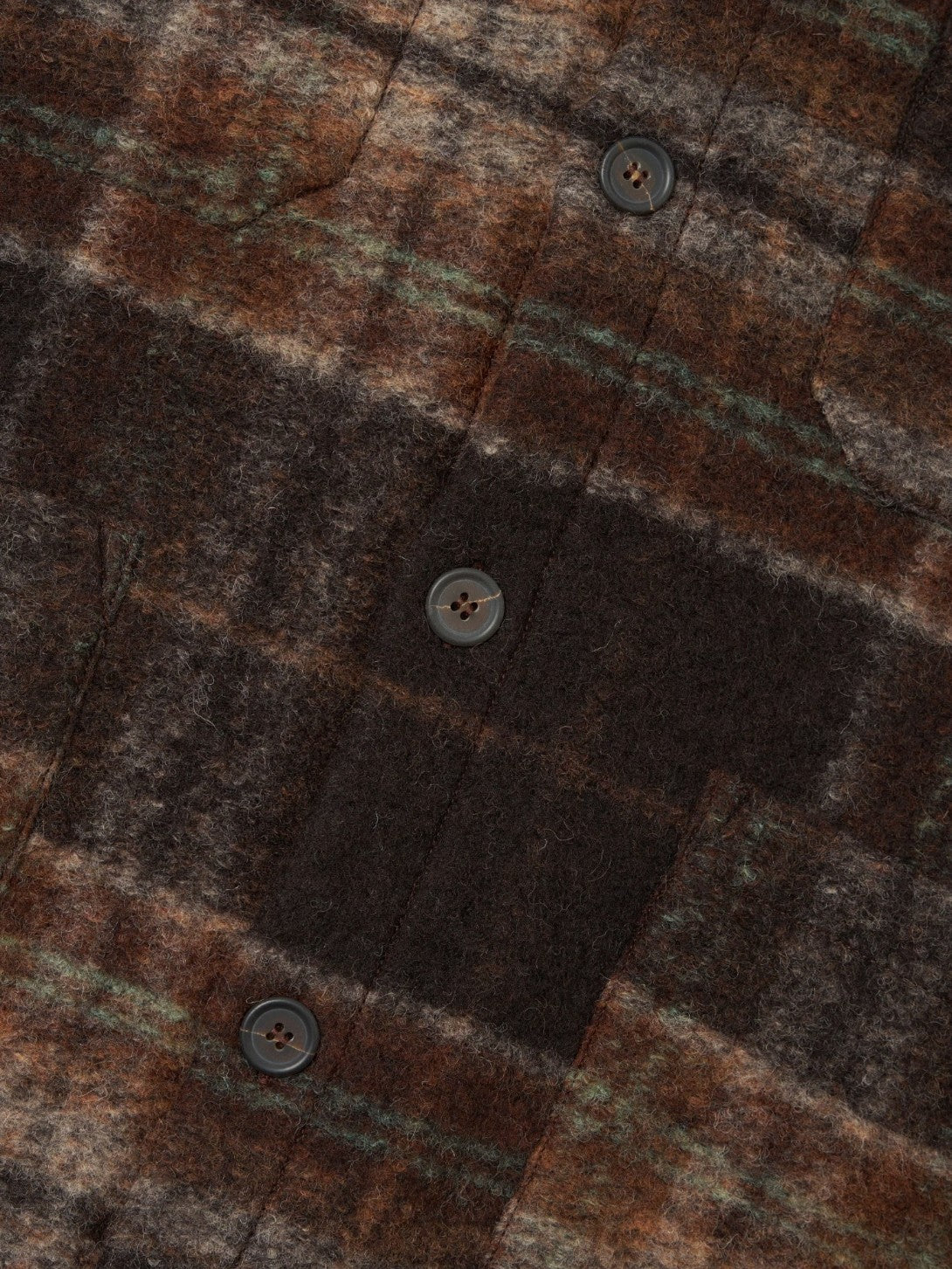 Brown Cardigan Mens Checkered Cardigan Universal Works 