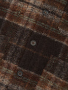 Brown Cardigan Mens Checkered Cardigan Universal Works 