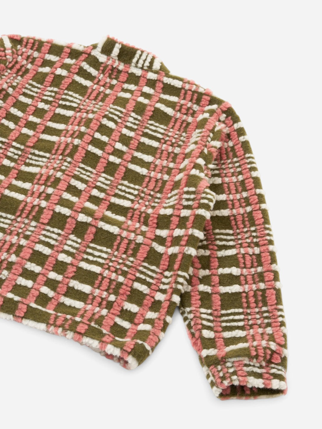 Olive Cardigan Mens Patterned Cardigan Universal Works 