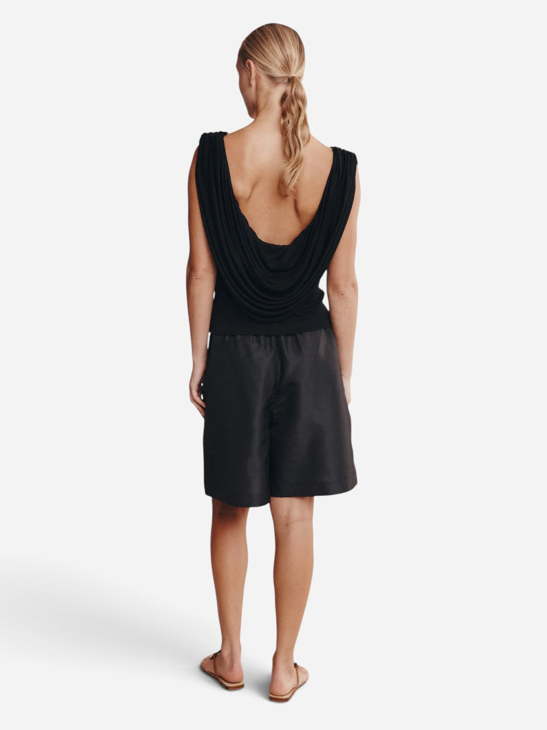 Black Wini Top Womens Black Blouse Marle Clothing