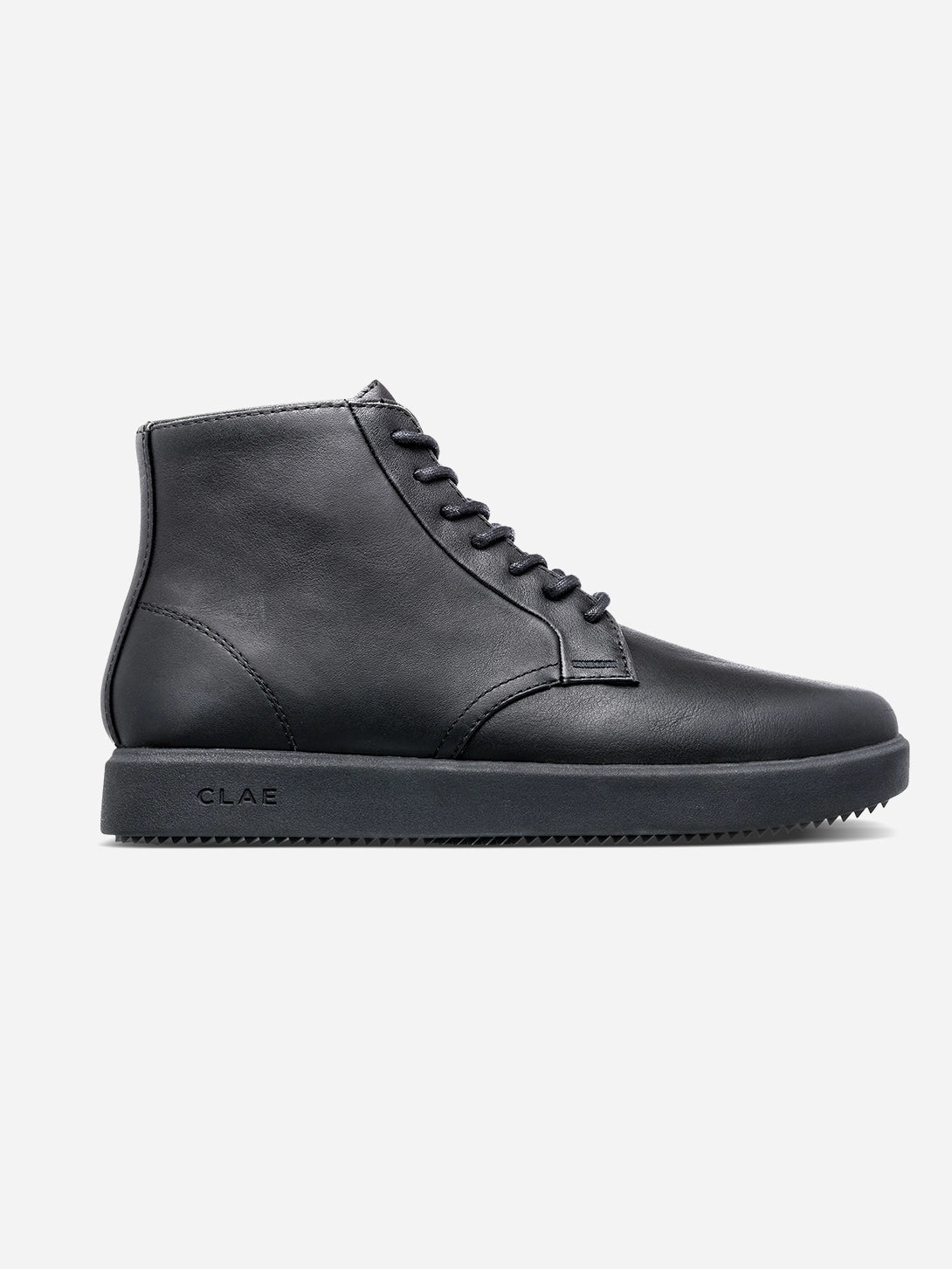Triple Black Leather Boots Clae High Tops O.N.S Clothing