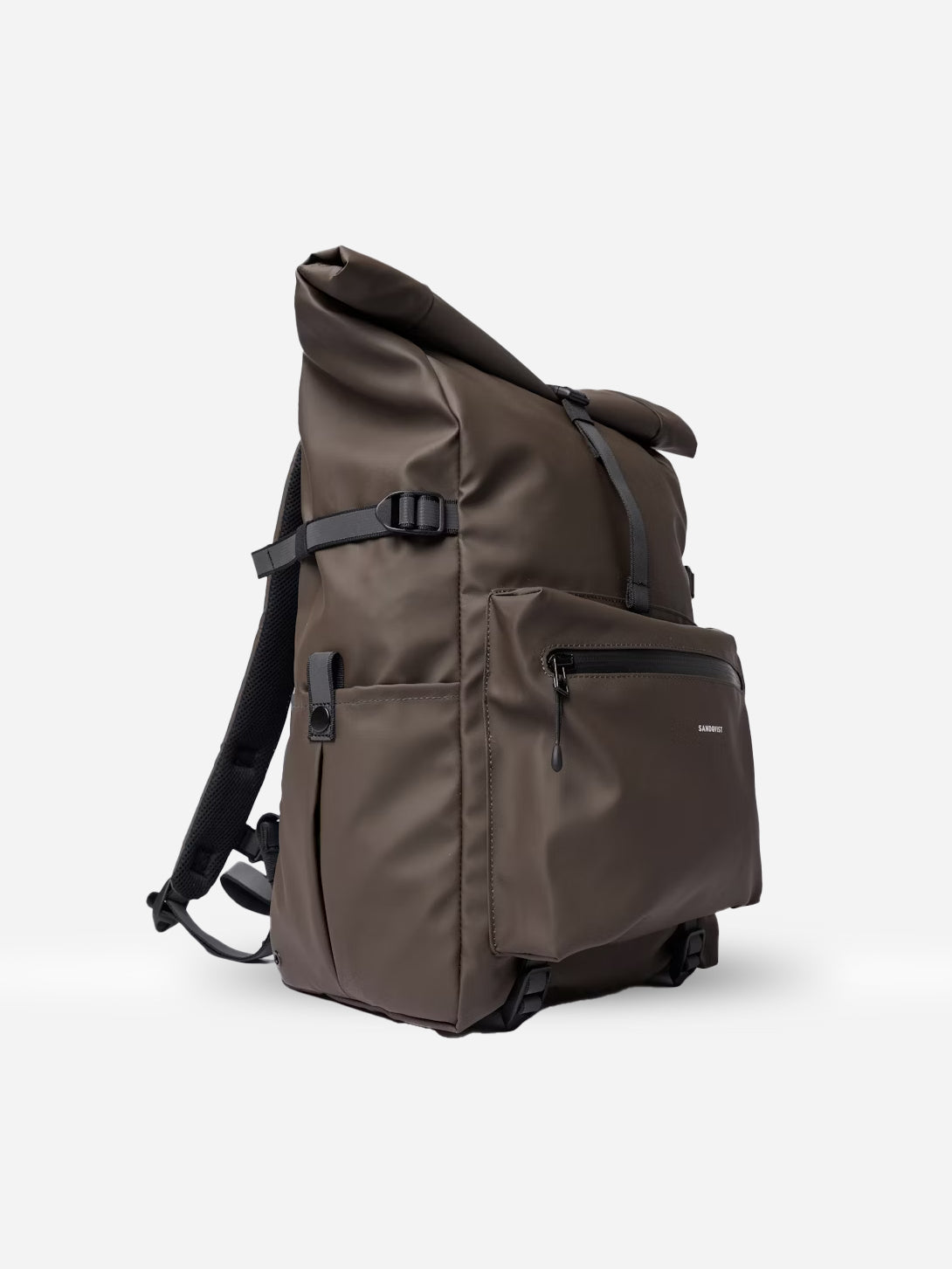 Brown Ruben 2.0 Sandqvist Backpack Rolltop Bag 