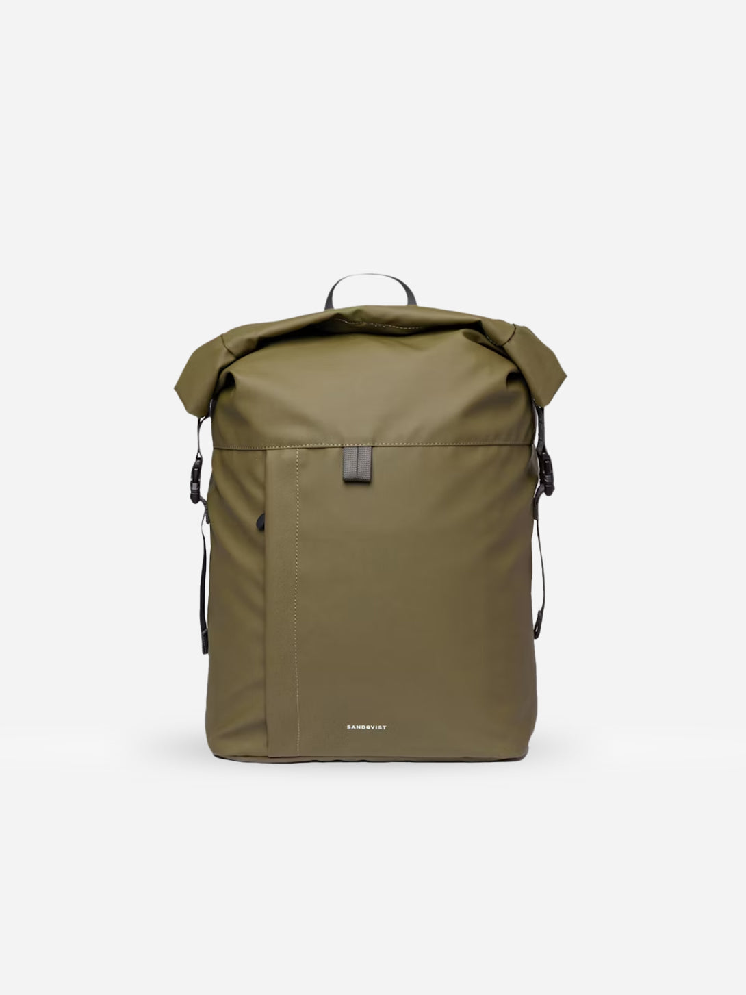 Moss Green Konrad Sandqvist Backpack Roll Top Carry Bag 