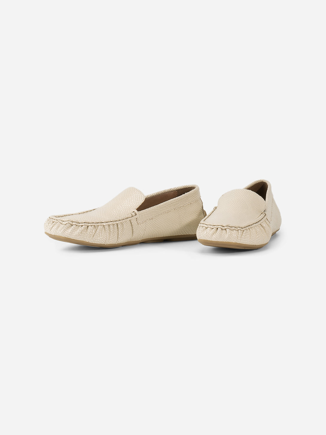 Cream Mika Womens Vagabond Loafer Slip On Shoes 