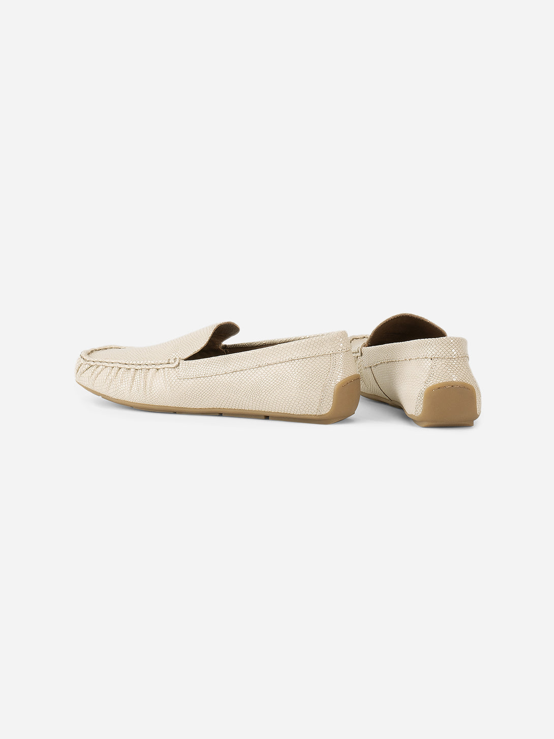 Cream Mika Womens Vagabond Loafer Slip On Shoes 