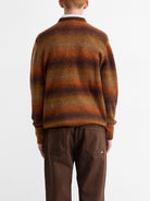 Plain Chocolate Oregon Sweater Mens Crewneck Sweater Edmmond Studios Stripes Wool Sweater 