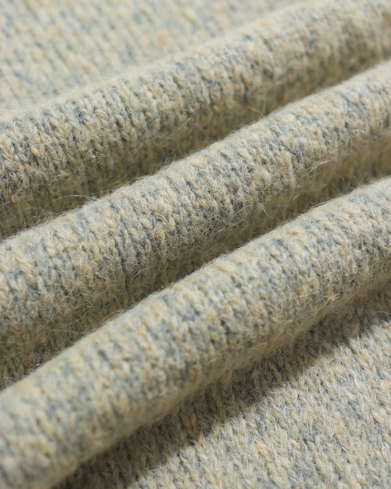 Stone Fleck Kier Knitted Polo Mens Soft Knitted Polo Collared three Button Closure Multicolor Far Afield 