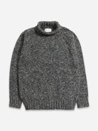 Multi Fleck Bayer Roll Neck Mens High Neck Wool Sweater Pullover Far Afield 