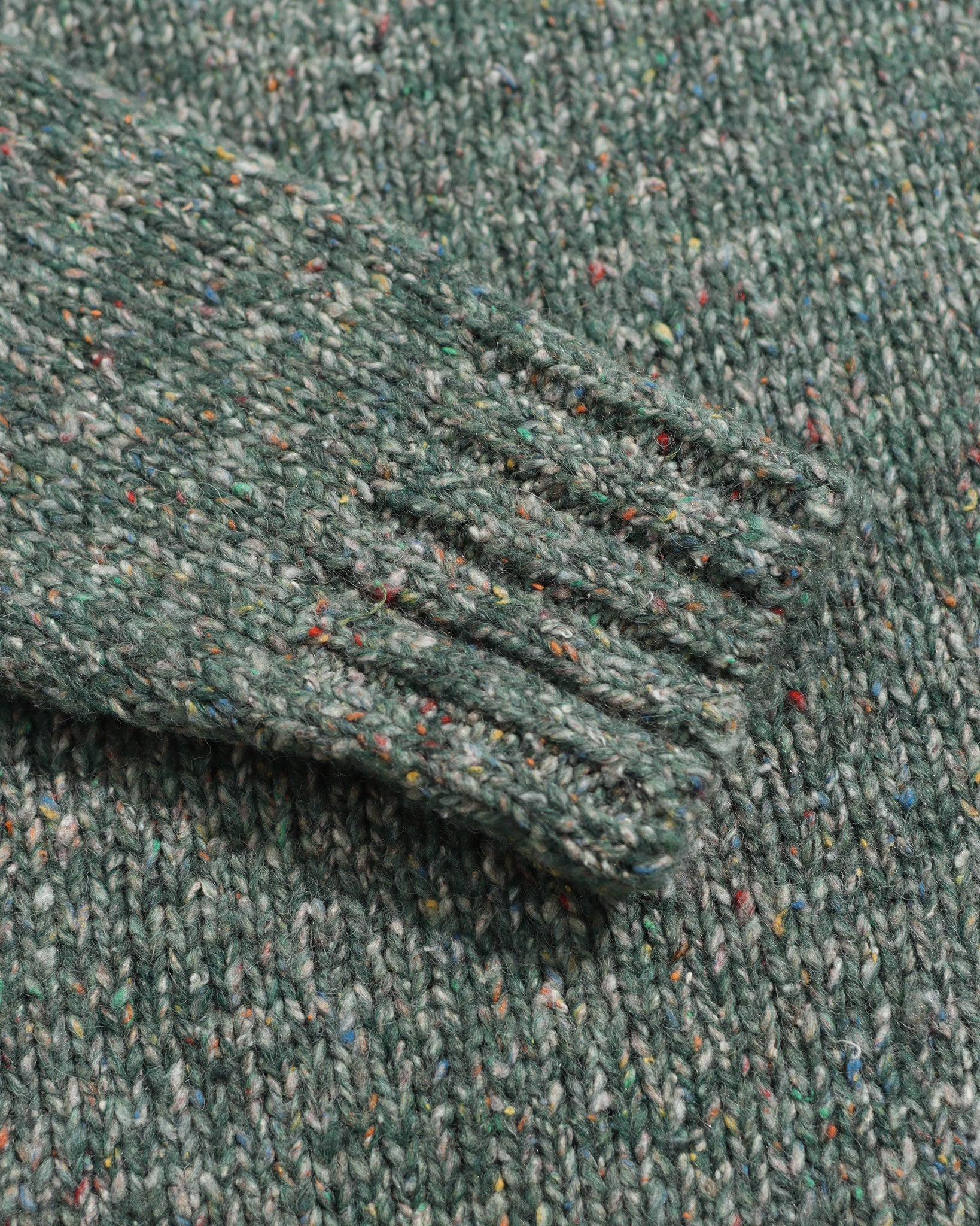 Multi Fleck Bayer Roll Neck Mens High Neck Wool Sweater Pullover Far Afield 