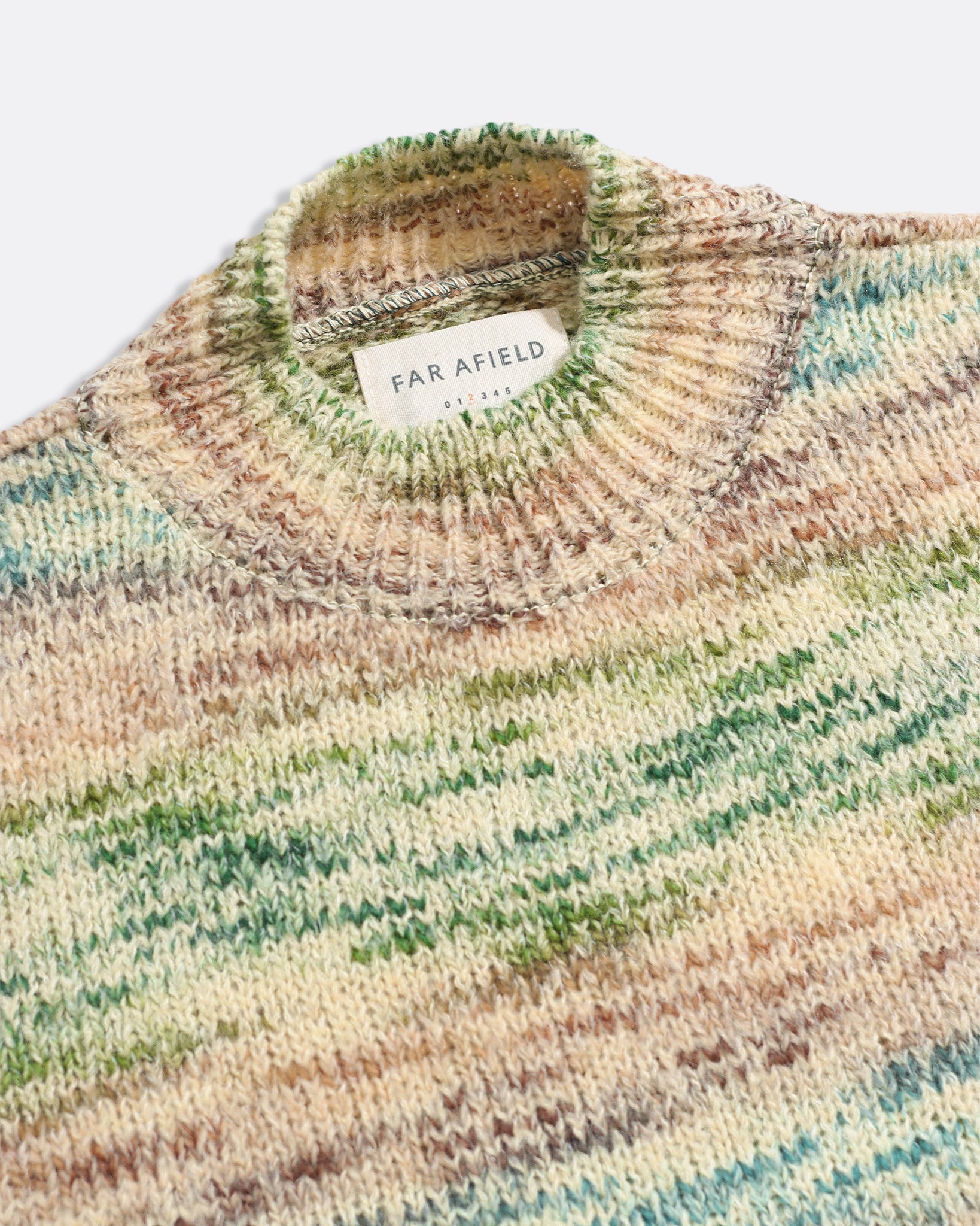 Stone/Multi Deiter Knit - Loco Mens Far Afield Multicolor Pullover Sweater 