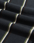 Grey Stripe Multi Zigger Cardigan - Kuki Stripe Mens Knit Button Up Cardigan Polo Long Sleeve Stripe Pattern Mens Far Afield 