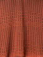 Burnt Orange Benny Knitted Polo Mens Long Sleeve Collared Polo Far Afield