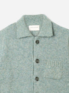 Aqua Blue Station Cardigan Mens Knit Cardigan Far Afield 