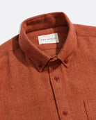 Red/Yellow Mod Button Down Shirt Mens Far Afield Casual Button Down Woven Shirt 