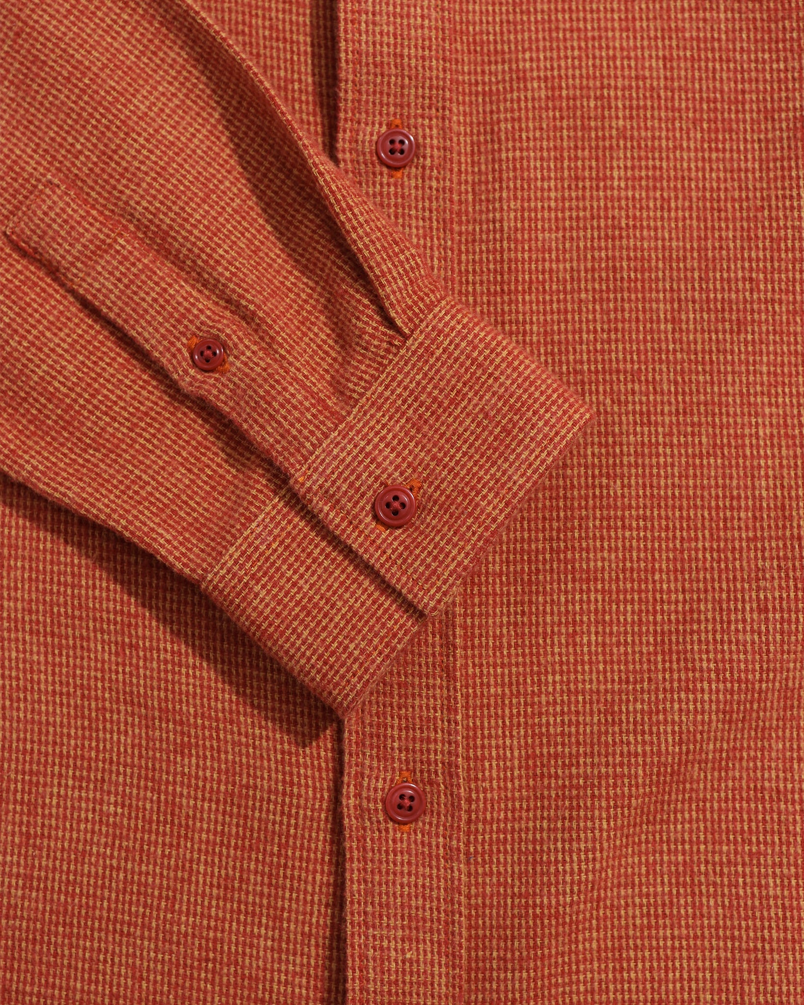 Red/Yellow Mod Button Down Shirt Mens Far Afield Casual Button Down Woven Shirt 