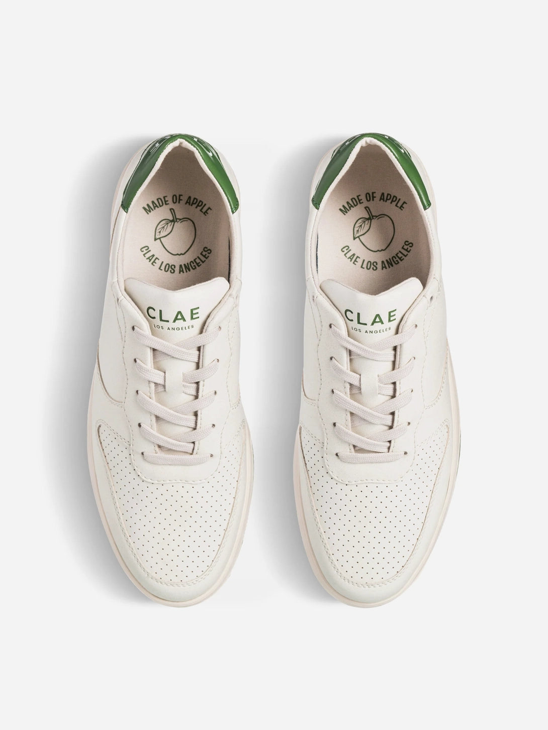 Off White Clae Apple Vegan Leather Mens Sneakers