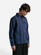 Denim Barra Overshirt Mens Denim Shirt Kestin 