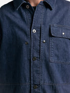 Denim Barra Overshirt Mens Denim Shirt Kestin 