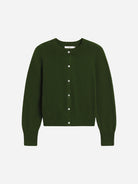 Green Knit Cardigan Womens Button Up Green Cardigan Almina Concept 