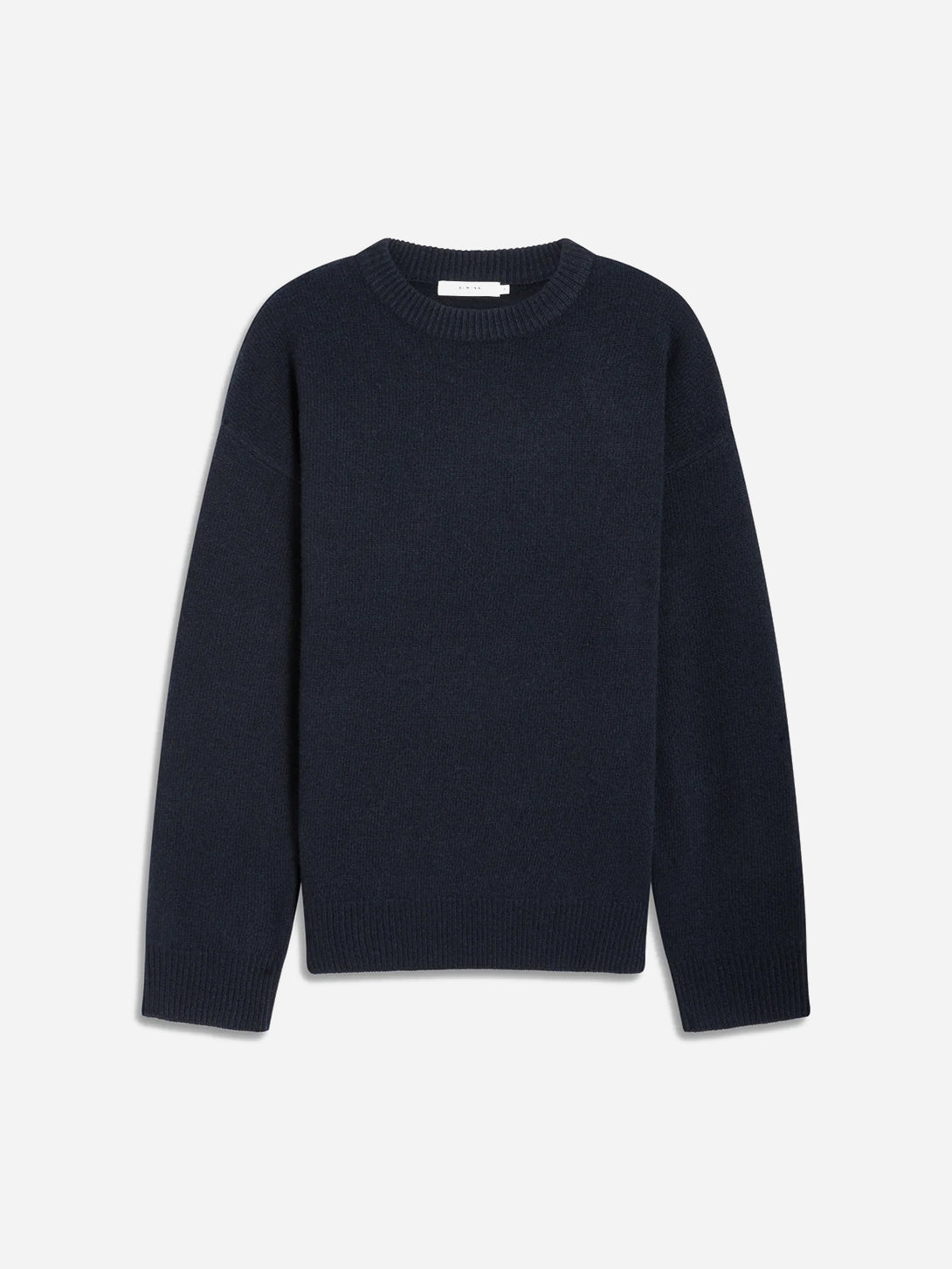 Navy Oversized Wool Cash Sweater Almina Concept