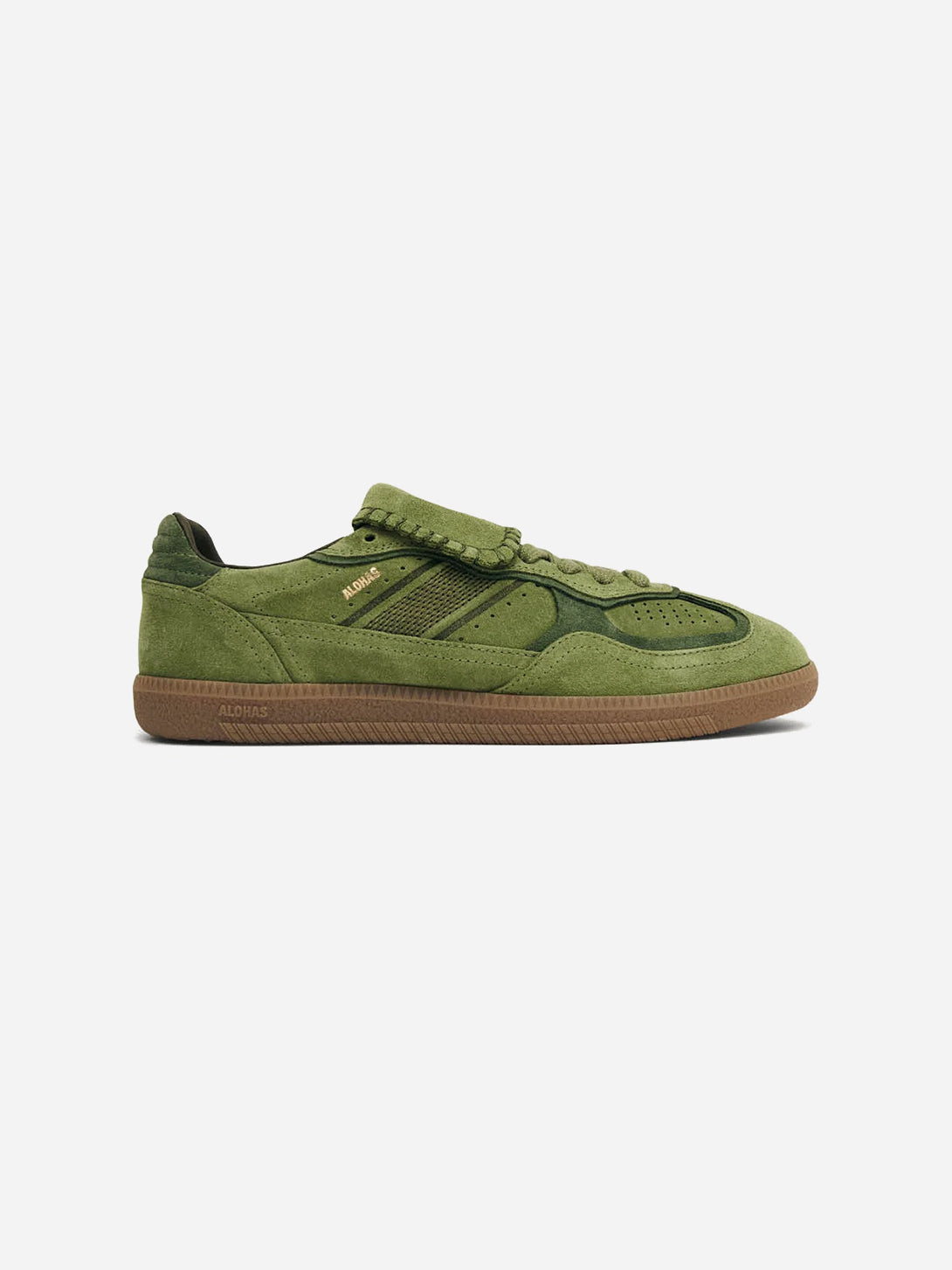 Green Tb490 Club Suede Sneakers Mens Cotton Leather Sneaker Alohas Shoes 