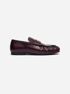 Burgundy Aven Rift Loafers Alohas Burgundy Leather Loafer Shoes 