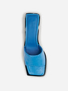 Blue Kia Onix Leather Sandals Womens Alohas Blue Sandals 