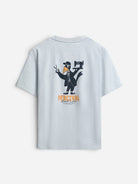 Grey Atticus Boxy T ShirtMens Graphic T Shirt Percival 