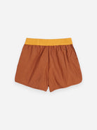 Brown Colorblock Technical Shorts Womens Shorts Bobo Choses 