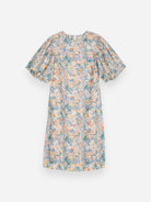 Multicolor Floral Puff Sleeve Dress Womens Floral Print Long Dress Bobo Choses 