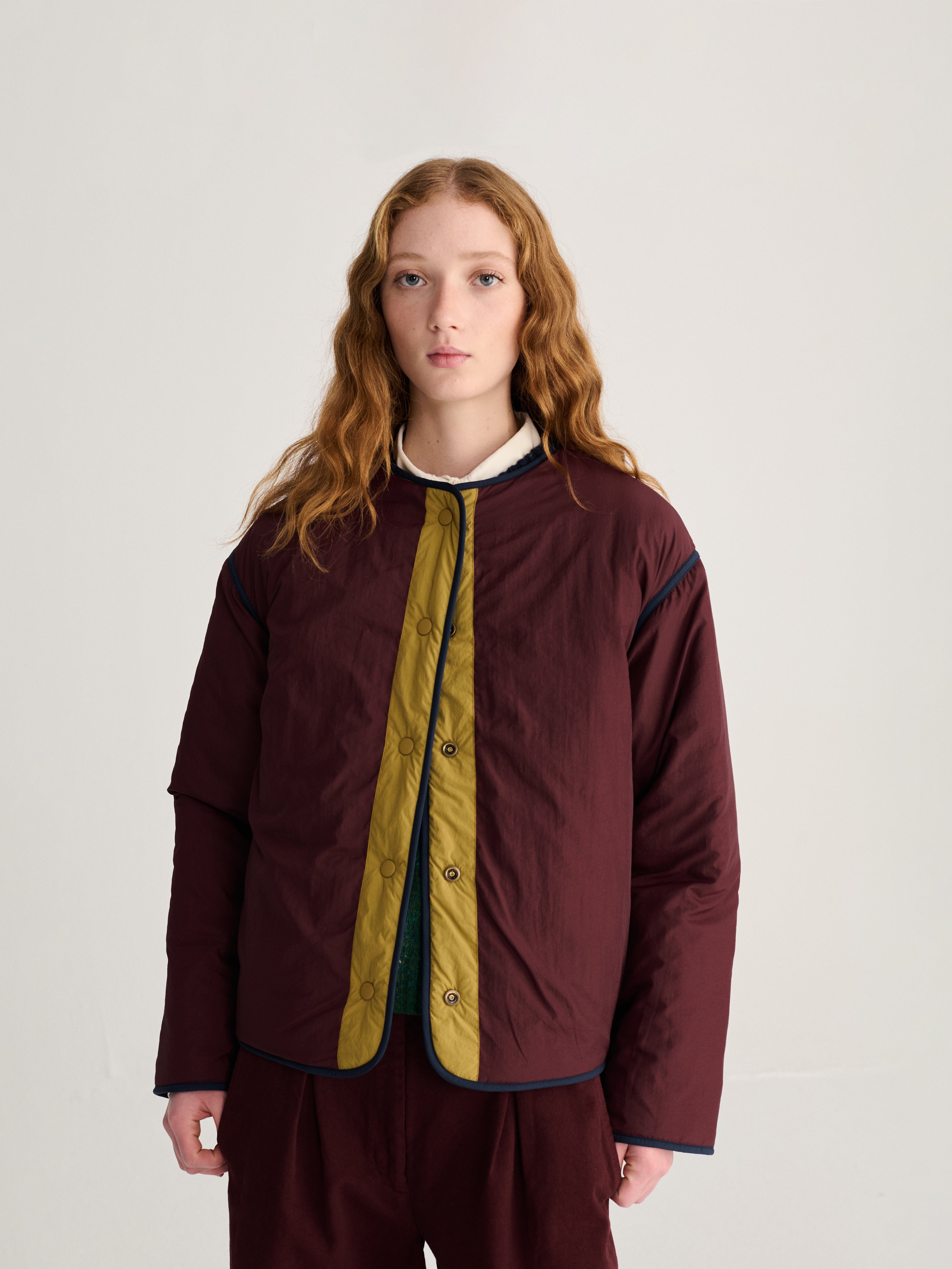 Multicolor Reversible Quilted Jacket Womens Bobo Choses Outerwear 