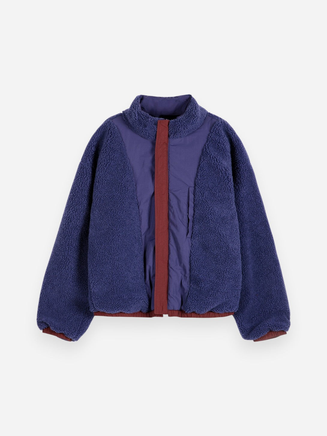 Multicolor Reversible Track Jacket womens Zip Up Lightweight Jacket Bobo Choses 