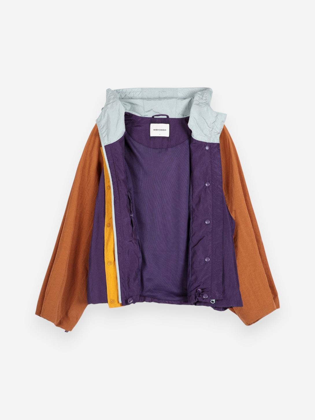 Brown Color Block Track Jacket Womens Color Block Jacket Bobo Choses 