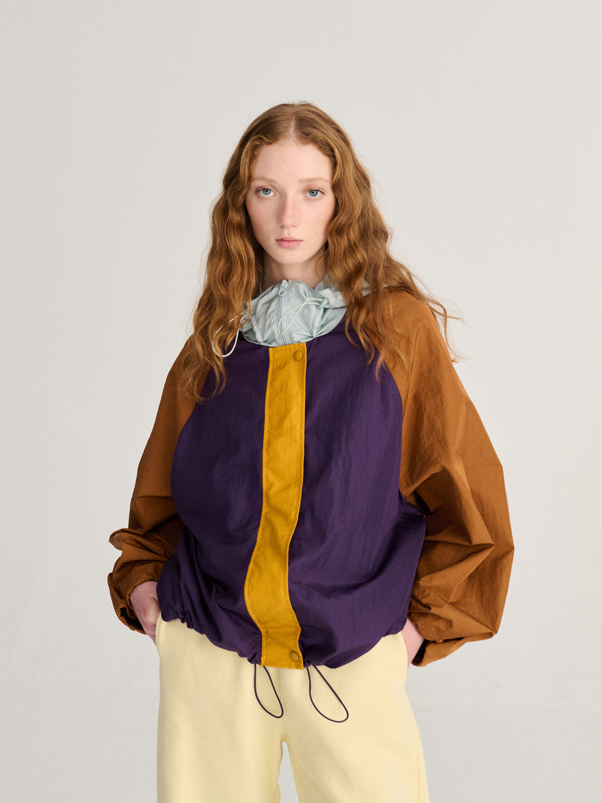 Brown Color Block Track Jacket Womens Color Block Jacket Bobo Choses 
