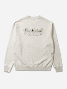 Plain Light Grey Melange Banquet Hall Crewneck Mens Crewneck Pullover Sweatshirt Edmmond 
