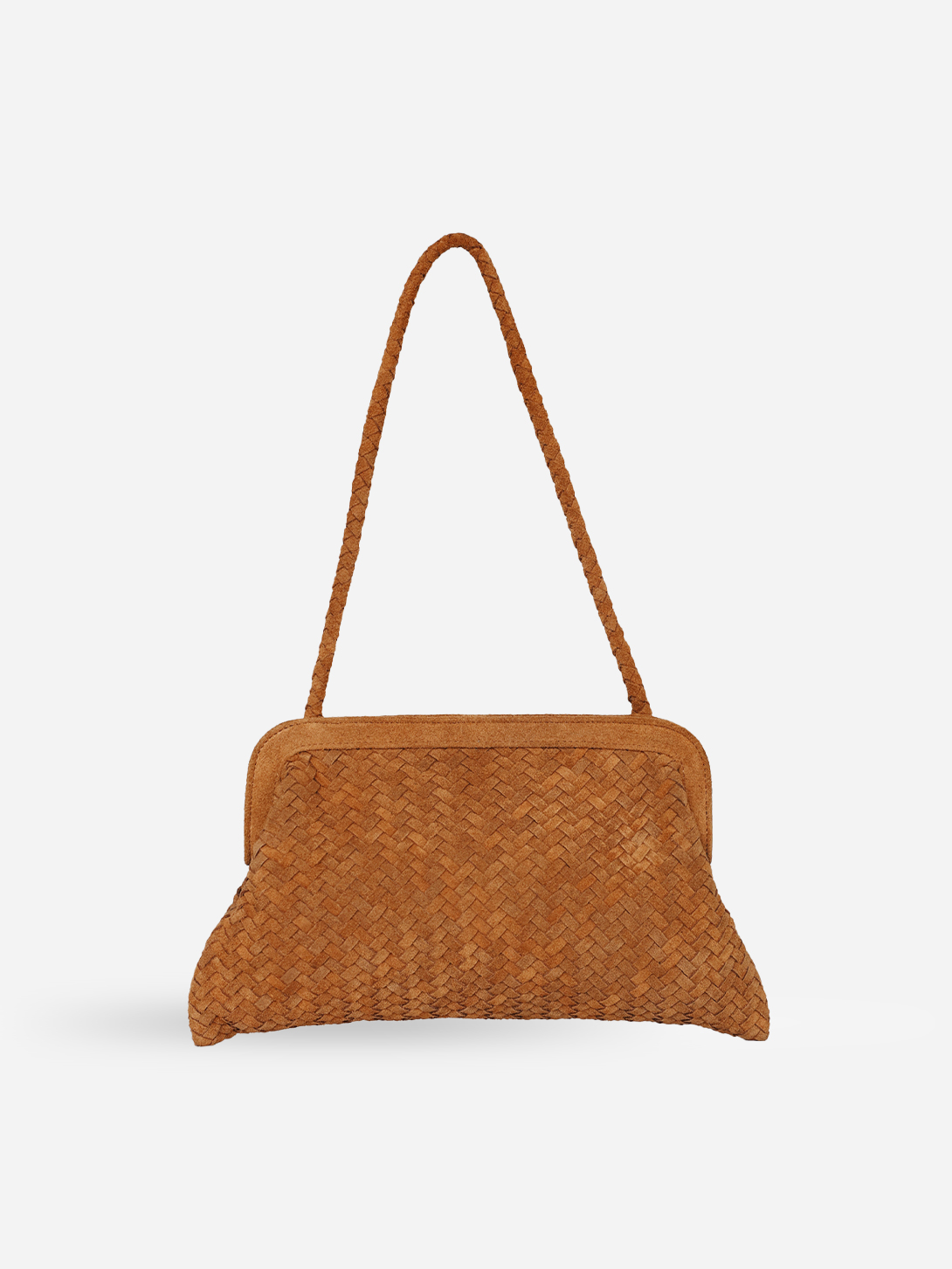 Copper Le Sac Suede Bembien Small Shoulder Bag 