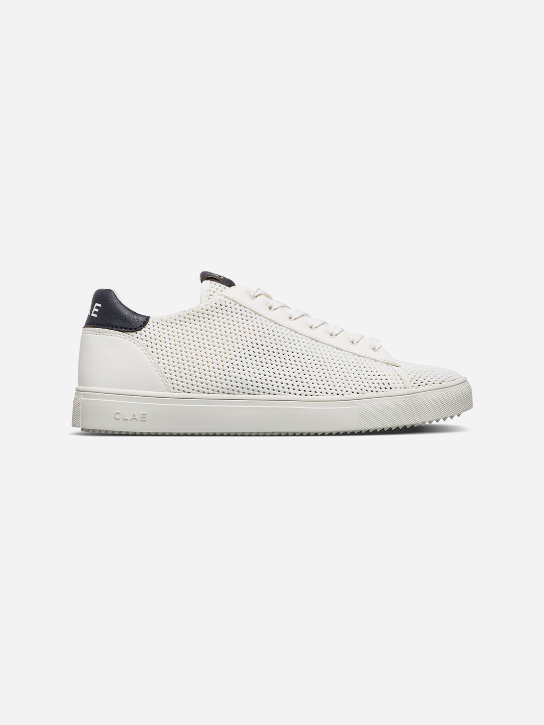 White Navy Cactus Bradley Knit Clae Sneakers Clae Footwear Los Angeles 