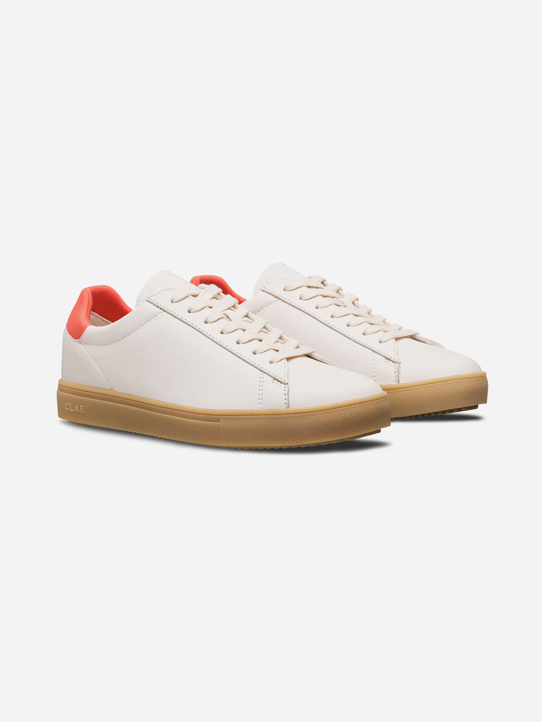 Off White Camella Lt Natural Gum Bradley Clae Shoes Clae Footwear Los Angeles 