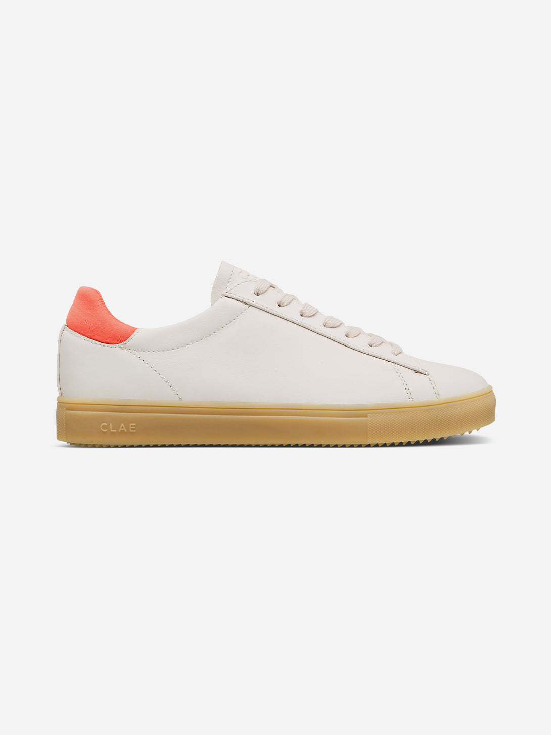Off White Camella Lt Natural Gum Bradley Clae Shoes Clae Footwear Los Angeles 